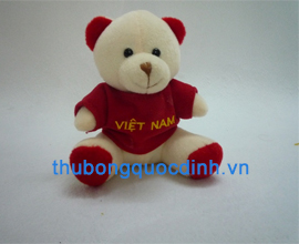 Gấu ngồi mặc áo