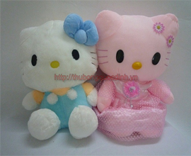 Mèo Kitty nhồi bông